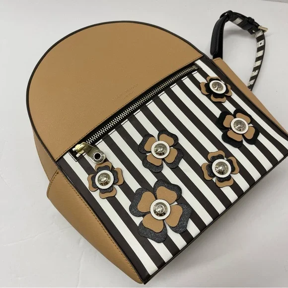 henri bendel | Bags | Henri Bendel West 57th Striped Flower  display picture 3